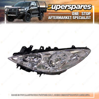 Superspares Left Hand Side Headlight for Peugeot 307 T6 10/2005-2007