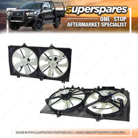 Dual Radiator Fan for Toyota Camry CV40 2.4L Inline 4 Petrol 2Azfe