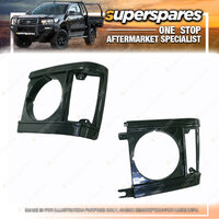 Superspares Left Headlight Case for Toyota Hiace YH50 02/1983-02/1984