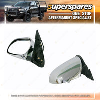 Left Chrome Electric Door Mirror for Toyota Hiace TRH KDH 03/2005-11/2013