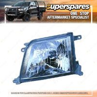 Superspares Left Headlight for Toyota Landcruiser Prado JZ95 08/1999-01/2003