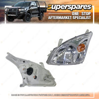 Superspares Left Headlight for Toyota Landcruiser Prado J120 02/2003-10/2009