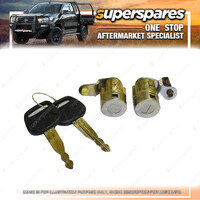 Superspares Door Lock Barrel & Keys for Suzuki Swift 1989-2004 Auto Accessory