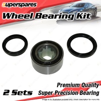 2x Front Wheel Bearing Kit for SUZUKI SWIFT GTi SF413 AA34S 1.3L I4 1989-1999