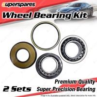 2x Front Wheel Bearing Kit for NISSAN UD CK40 10.3L Diesel I6 1973-1988