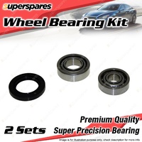2x Front Wheel Bearing Kit for MORRIS MINOR A SERIES I4 OHV CARB RWD 1951-1974