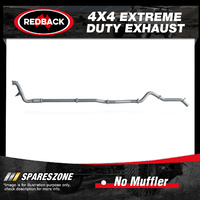 Redback 4x4 Exhaust No Muffler for Ford Ranger PX MK3 YN2S 2.0L 2.0 10/18-on