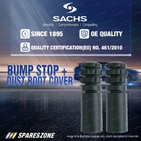 2 Pcs Front Sachs Bump Stop + Dust Boot Cover Service Kit for Opel Vivaro X83
