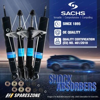 Front + Rear Sachs Shock Absorbers for Volkswagen Polo 9N 1.4i Hatchback 02-05