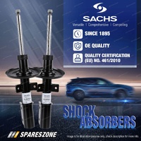 2 x Front Sachs Shock Absorbers for Peugeot Partner K9 68kw 81kw 96kw 2018 - On