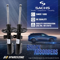 2 x Front Sachs Shock Absorbers for Peugeot Partner K9 68kw 81kw 96kw 2018 - On