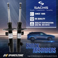2 x Front Sachs Shock Absorbers for Peugeot 2008 CU 60kw 68kw 81kw 88kw 2013-On