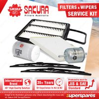Sakura Front Wiper Blades & Filter Service Kit for Great Wall SA220 CC 2.2L