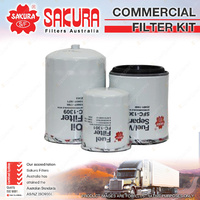 Sakura Commercial Filter Kit for Hino FC3J J07CB Premium Quality Brand New