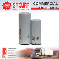 Sakura Commercial Filter Kit for Cummins ISX EGROISX ISXOISX Premium Quality