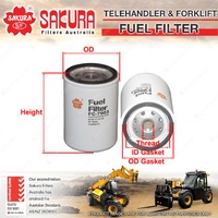 Sakura Forklift Spin-On Fuel Filter for Case 584E Premium Quality 115mm Height