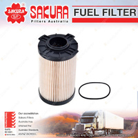 Sakura Fuel Filter for Yutong ZK6760DAA 4.5L ISB4.5E5140 I4 8V 2012-On