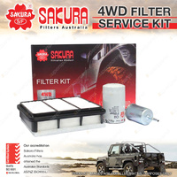 Sakura 4WD Filter Kit for Holden Colorado RC Rodeo RA 3.6L V6 24V Ute 2005-2012