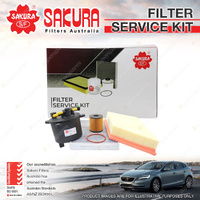 Sakura Filter Service Kit for Land Rover Discovery LC SD4 TD4 2.2L I4 16V 15-16