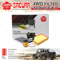 Sakura 4WD Filter Kit for Land Rover Freelander L359 2.2L 224DT I4 16V SUV 10-15