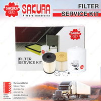 Sakura Filter Service Kit for Nissan UD MK 11 250 280 7.0L I6 24V Truck 2011-On
