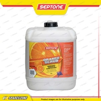 Septone Orange Scrub Hand Cleaner + Pump 20L - to Remove Most Industrial Soils