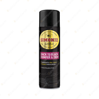 Simoniz 500ML Back To Black Bumper and Trim Shine - Use On Exterior Plastics