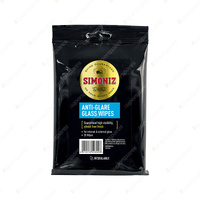 Simoniz 20PK Anti-glare Glass Wipes - for Internal and External Glass