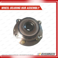 Front Wheel Bearing Hub Assembly + Brake Rotor Pad Kit for Mitsubishi 380 DB