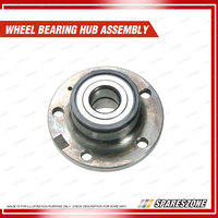 Front Wheel Bearing Hub Ass + Brake Rotor Pad Kit for Volkswagen Passat B6 3C