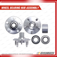 Rear Wheel Bearing Hub Ass + Brake Kit for Holden Commodore VE 6.0L 43mm 350Nm