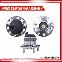 Rear Wheel Bearing Hub Assembly + Brake Rotor Pad Kit for Kia Sportage QL 16-17