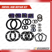 Swivel Hub Wheel Bearing Kit Brake Kit for Land Rover Range Rover P38 ABS 95-98