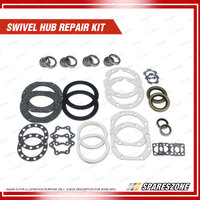 Swivel Hub & Wheel Bearing Kit + Drum Shoe for Toyota Landcruiser FJ40 FJ55 3.9L