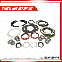 Swivel Hub Wheel Bearing Kit + Brake Set for Toyota Landcruiser LJ70 RJ70 90-91
