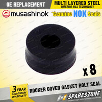 8 Rocker Cover Gasket Bolt Seals for Nissan Navara Pathfinder Maxima Nomad 2.4L