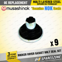 9x Rocker Cover Gasket Bolt Seal Sets for Mazda 323 BJ 626 GF Premacy Short Stem