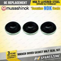 3 Rocker Cover Gasket Bolt Seal Sets for Toyota Hilux LN 40 46 51 56 60 61 65 80