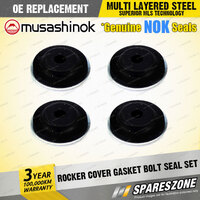 4 x Rocker Cover Gasket Bolt Seal Sets for Holden Barina MF MH ML Drover Scurry
