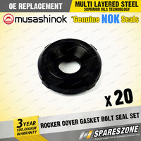 20 x Rocker Cover Gasket Bolt Seal Sets for Ford Falcon BA BF FG V8 01/03-09/11