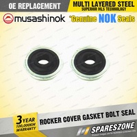 2 x Rocker Cover Gasket Bolt Seals for Daihatsu Charade CTX 1.0L I3 6V 78-93