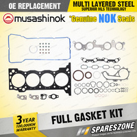 Full Gasket Kit for Toyota HiAce TRH 214 221 223 Hilux TGN16 Regius Ace 6 Bolt