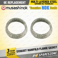 2 x Exhaust Manifold Flange Gasket for Holden Commodore Calais VE VF V6 09-17