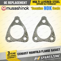 2 x Exhaust Manifold Flange Gasket for Mazda 626 GE 2.5 L V6 24v 1992-1997