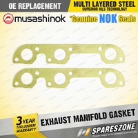2 x Exhaust Manifold Gasket for Holden Commodore VG VN VP VR V6 12v
