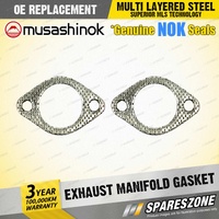 2 x Exhaust Manifold Flange Gasket for Mazda 323 BA 2.0 L V6 24v 1994-1998