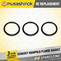 3 x Exhaust Manifold Flange Gasket for Honda Legend KA KA7 3.2 L V6 1991-1996
