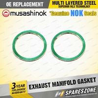 2 x Exhaust Manifold Flange Gasket for Toyota Avalon MCX10 Kluger MCU28 V6 24v