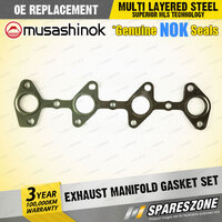 Exhaust Manifold Gasket Set for Toyota Hilux KZN130R KZN165R KZN185R 3.0L I4 8V