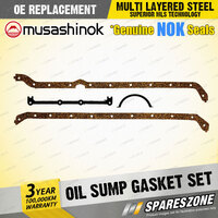 Oil Sump Gasket Set for Holden H Series HD HR HX HZ I6 12V 02/1965-04/1980